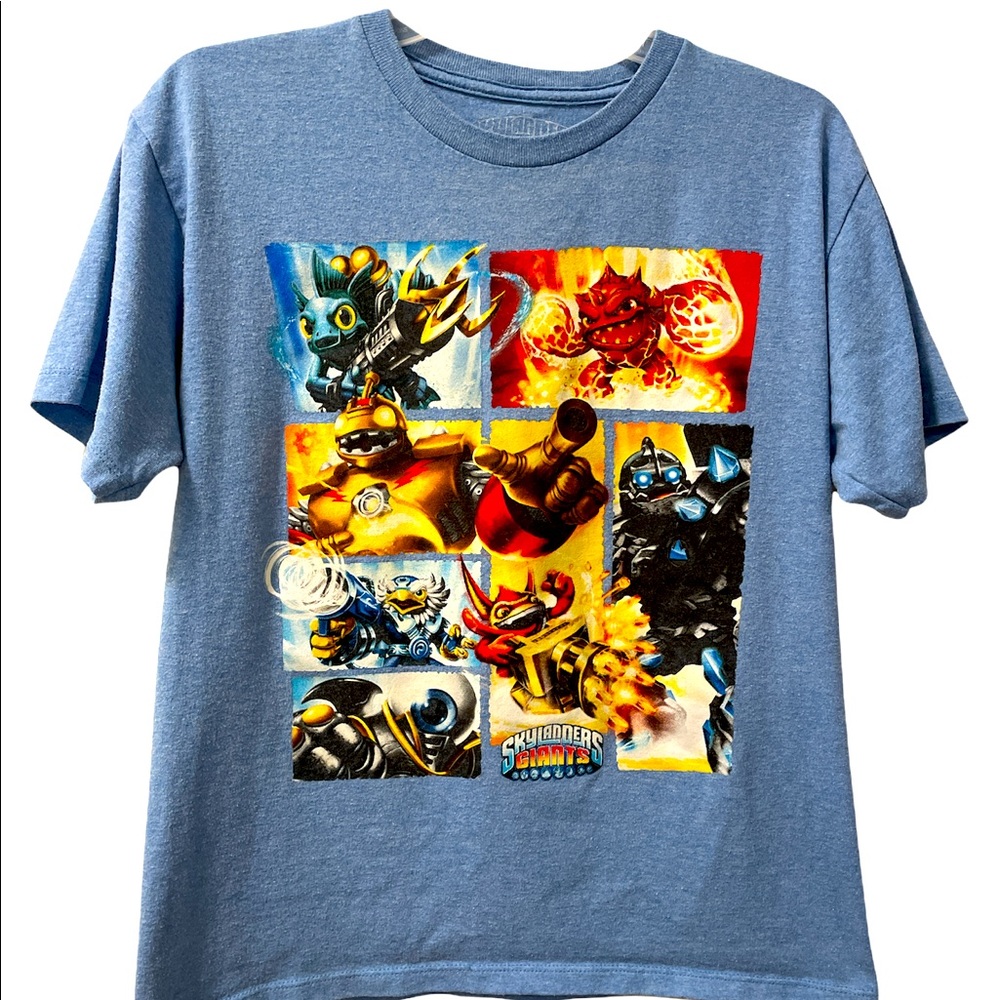 SKYLANDERS GIANTS KIDS BOYS LIGHT BLUE  T SHIRT